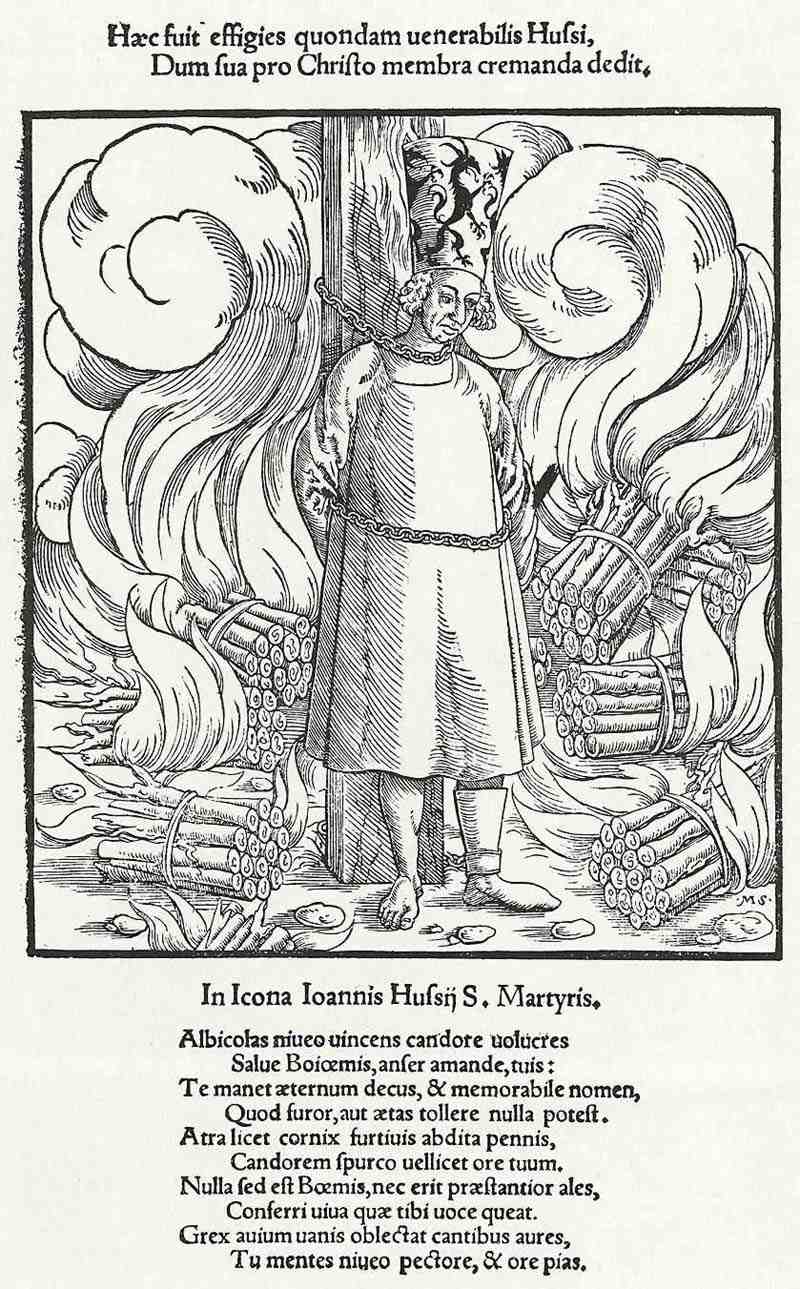 Martyrdom of Johann Hus. Master M S
