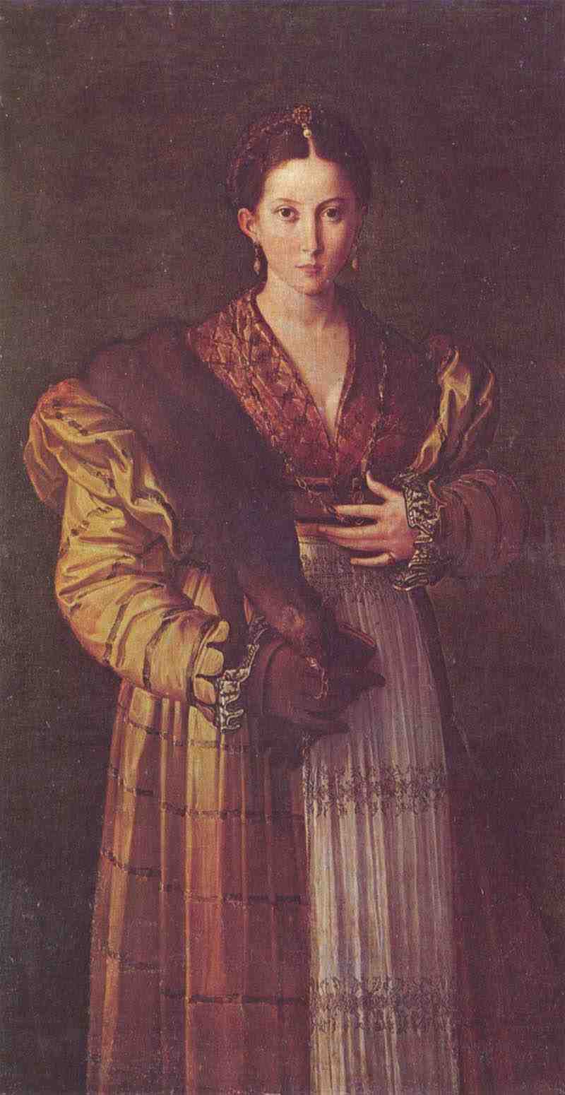 Portrait of a young woman, called Anteia. Parmigianino