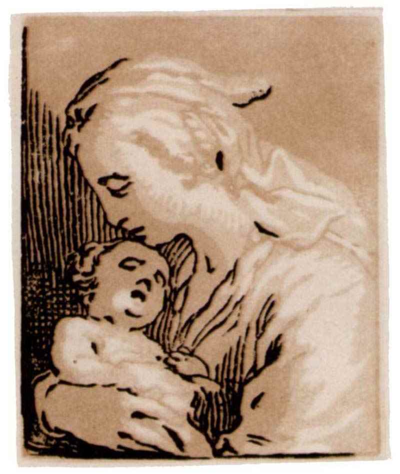 Madonna and child. Abraham Bloemaert