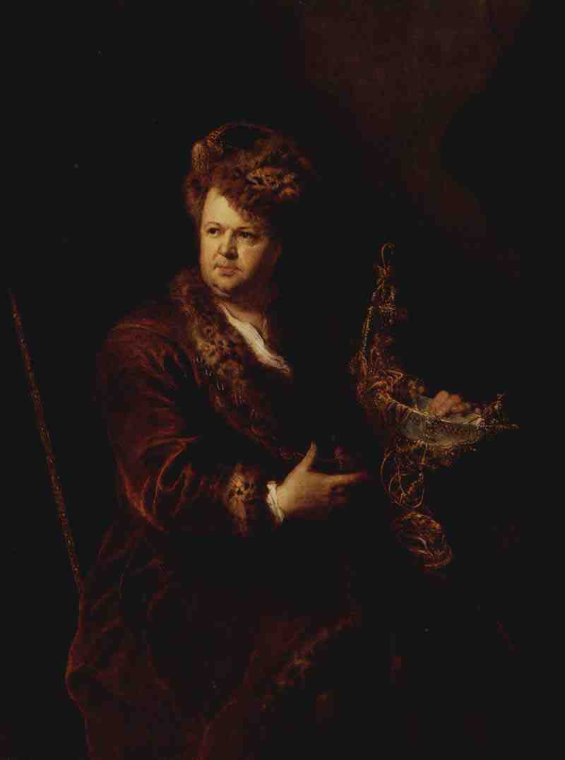 Portrait of Johann Melchior Dinglinger. Antoine Pesne
