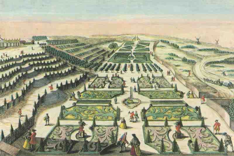 Potsdam, Schloss Sanssouci Park (Terrace conditioning and Eastern Lustgarten). Georg Balthasar Probst