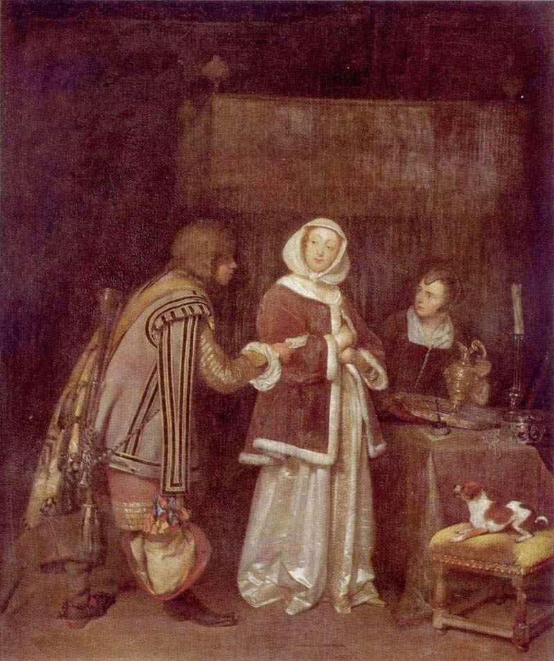 The letter. Gerard ter Borch the Younger