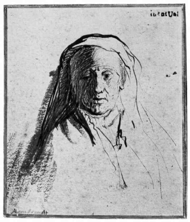 Portrait of Rembrandt's mother, Rembrandt Harmensz. van Rijn