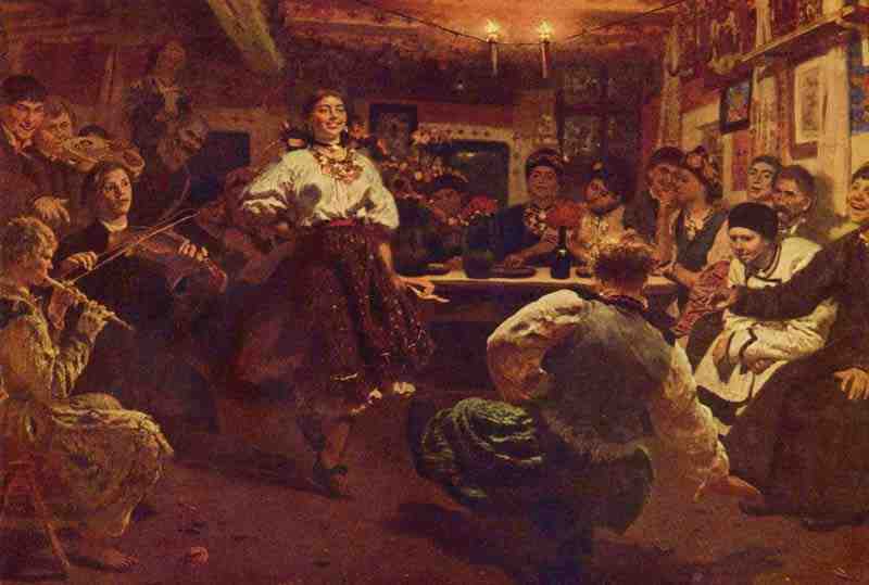 Evening party, Ilya Repin
