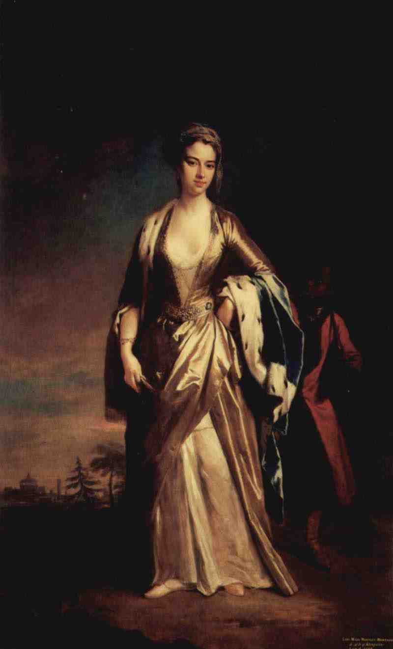 Porträt of Lady Mary Wortley Montagu. Jonathan Richardson the Younger