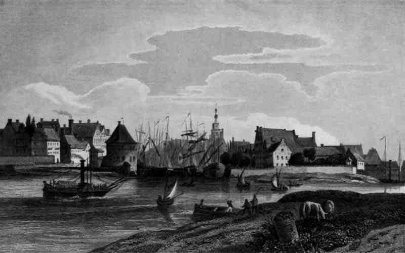 Emden (Ostfriesland), general view with port. Jobst Riegel