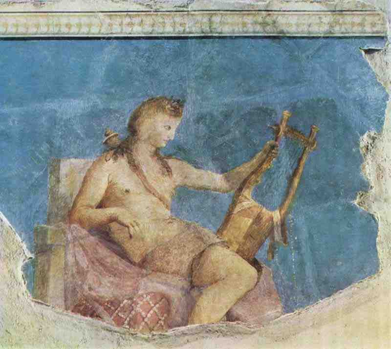 Apollo with the lyre. Roman Master around 50