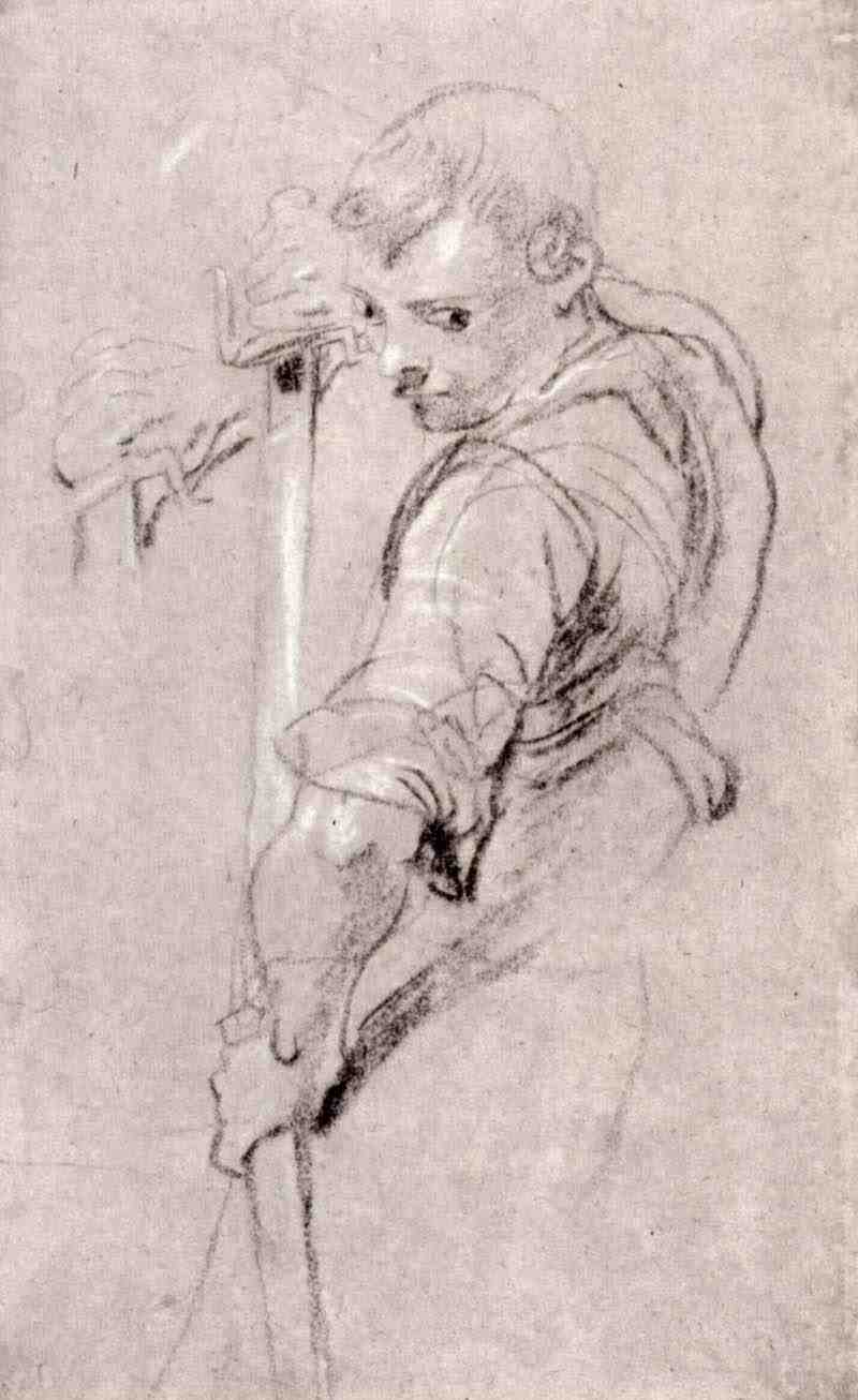 Executioner with a sword. Peter Paul Rubens