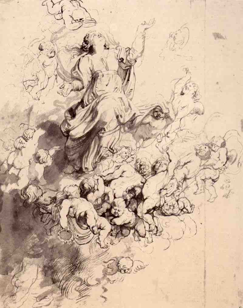 Assumption of Mary. Peter Paul Rubens