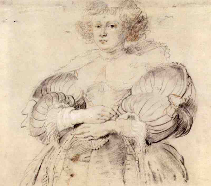 Portrait of Hélène Fourment, Peter Paul Rubens