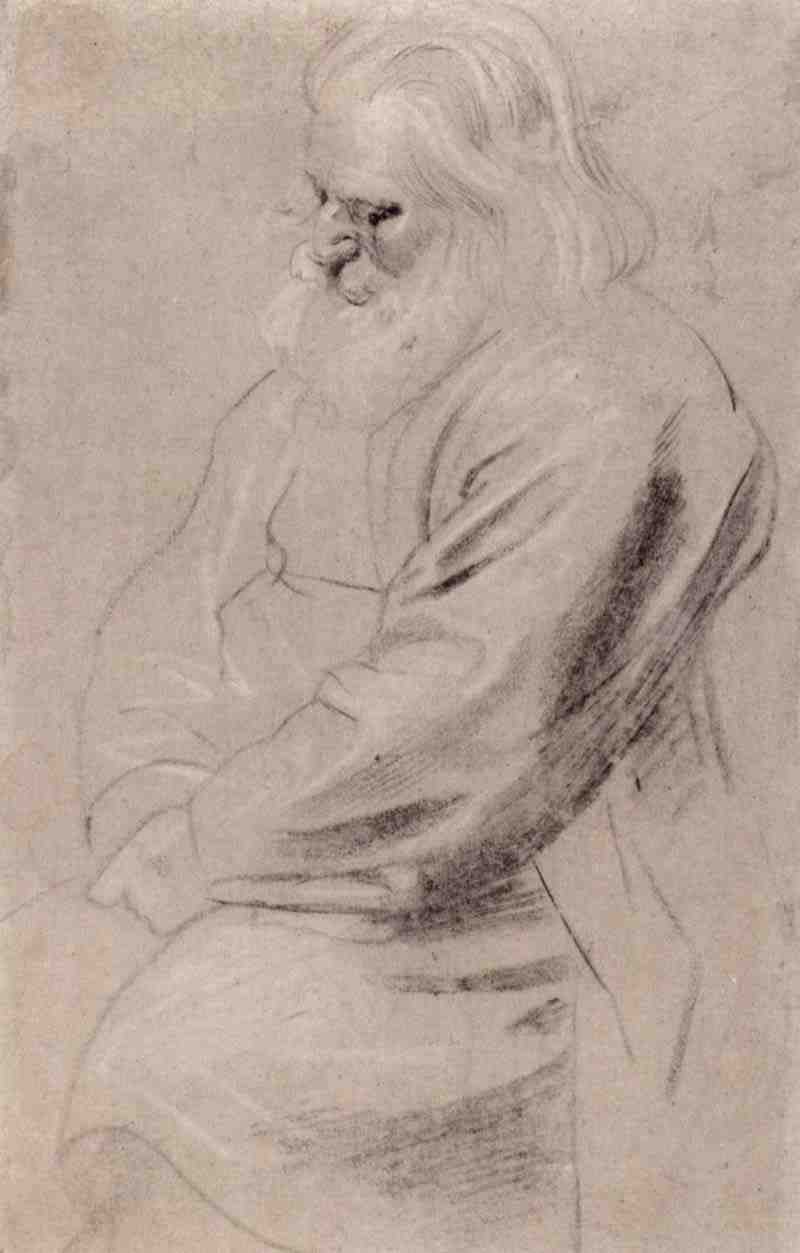 Seated old man, Peter Paul Rubens