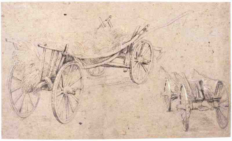 Two farm wagons. Peter Paul Rubens