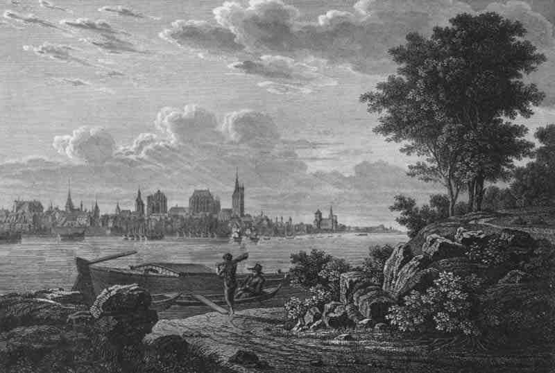 Cologne, the Rhine panorama, Ludwig Friedrich Schnell