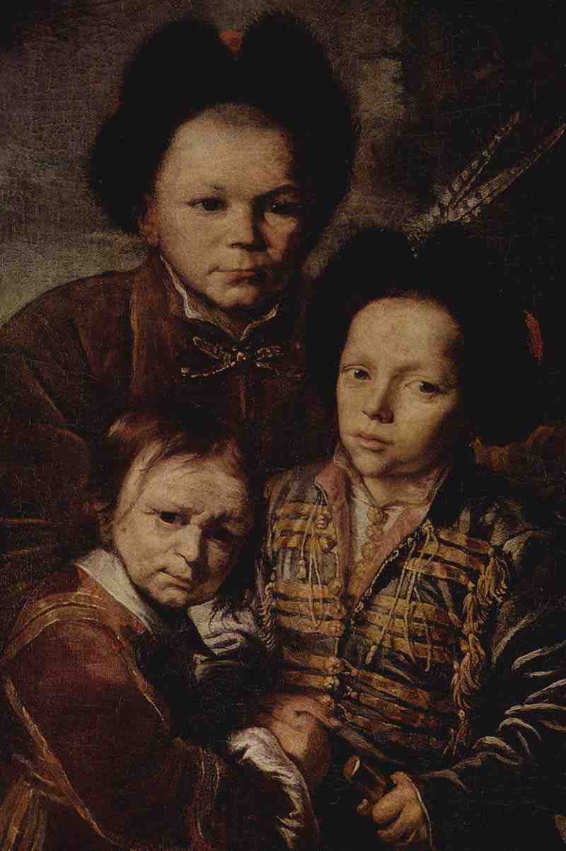 Family portrait, detail. Daniel Schultz the Younger