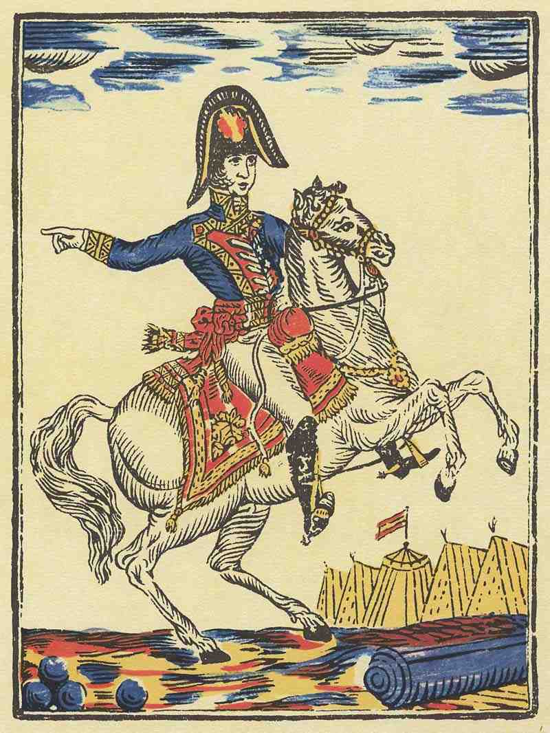 Spanish General on horseback. José Simó (version)