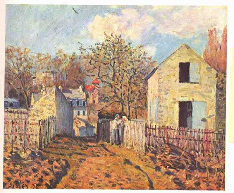 Village of Voisins, Alfred Sisley