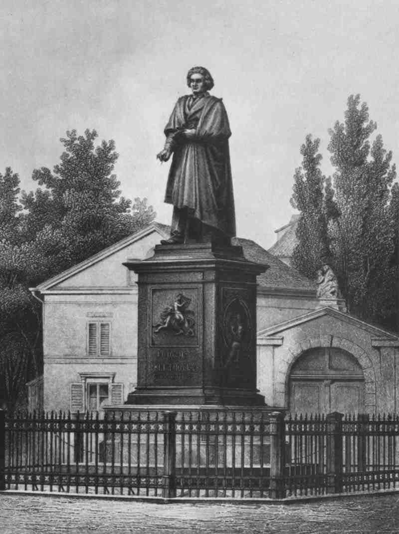 Bonn, Munster Square with Beethoven monument. C. Strunz