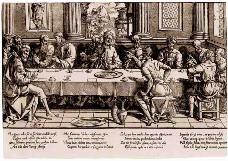The Last Supper. Cornelis Teunissen