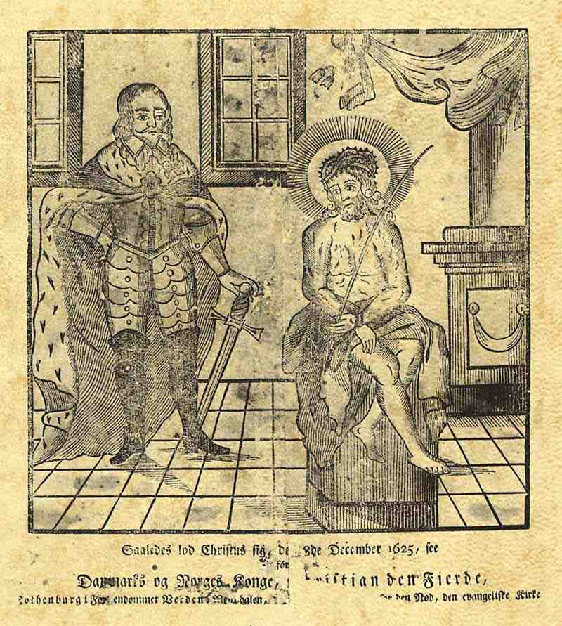 The Appearance of Christ before King Christian IV. Johan Rudolf Thiele (version)