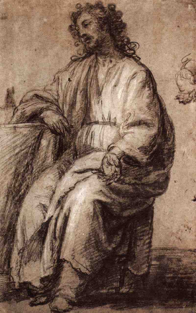 Study of a seated Christ, Diego Velazquez