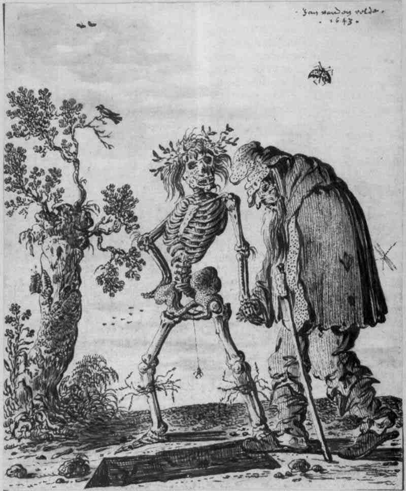 Death and the old man. Jan van de Velde