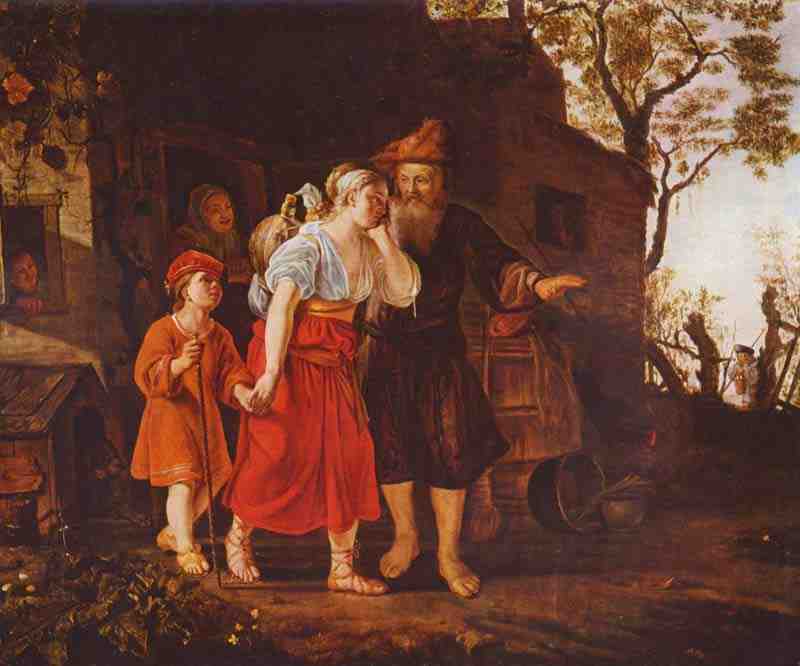 The Expulsion of Hagar. Jan Victors