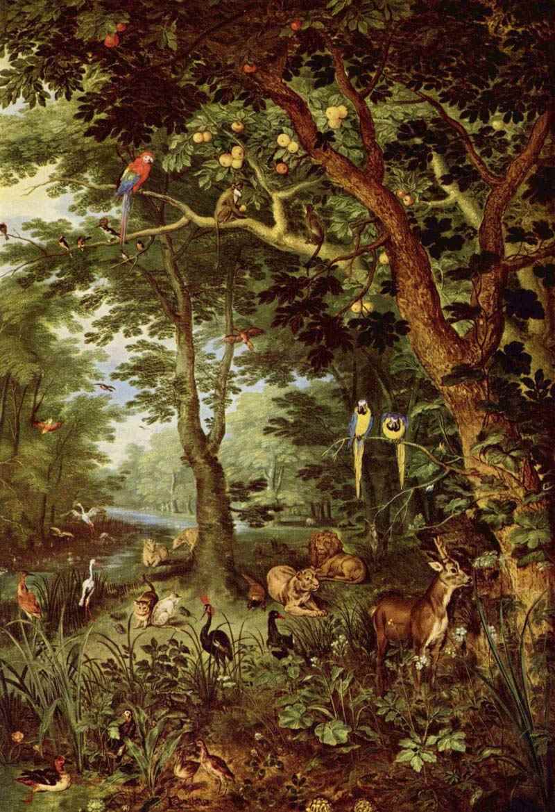 The paradise. Jan Brueghel the Elder