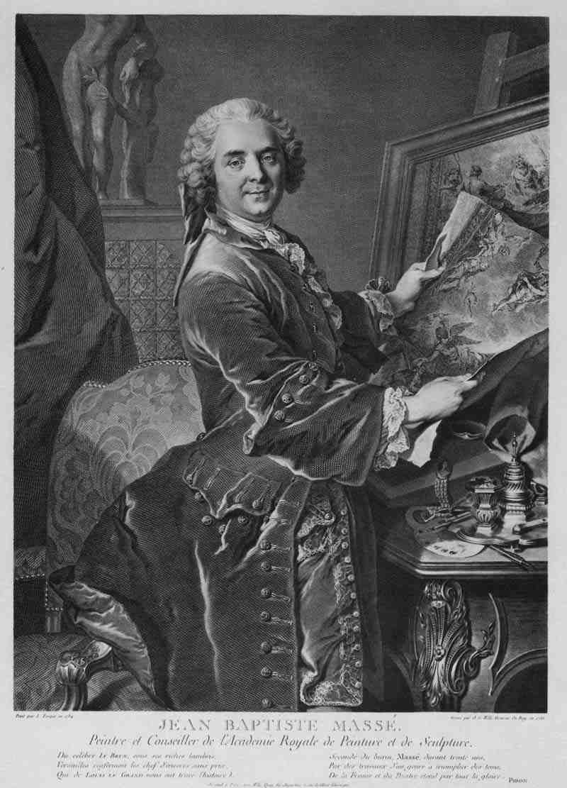 Jean-Baptiste Massé. Johann Georg Wille