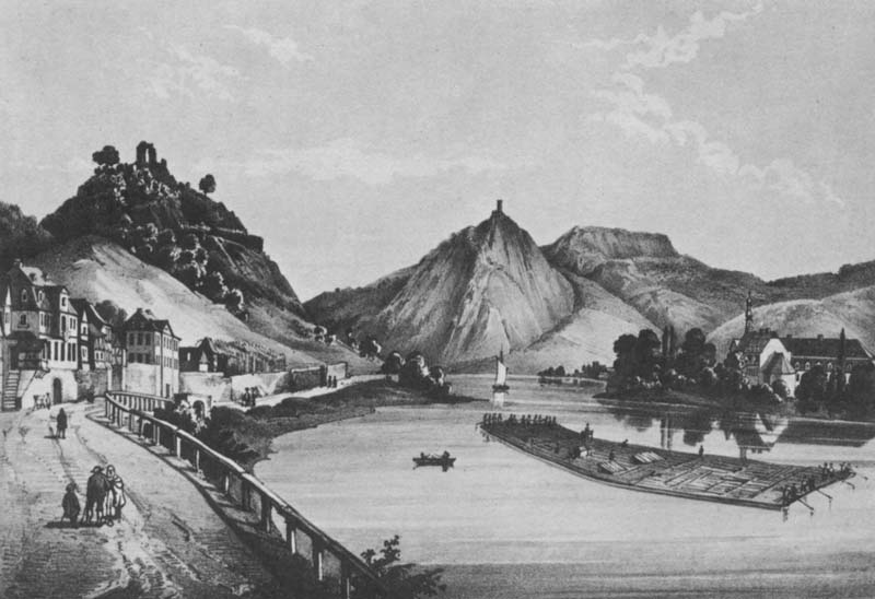 Bad Honnef, Rolandseck and Drachenfels and monastery island Nonnenwerth. F. Wilmans