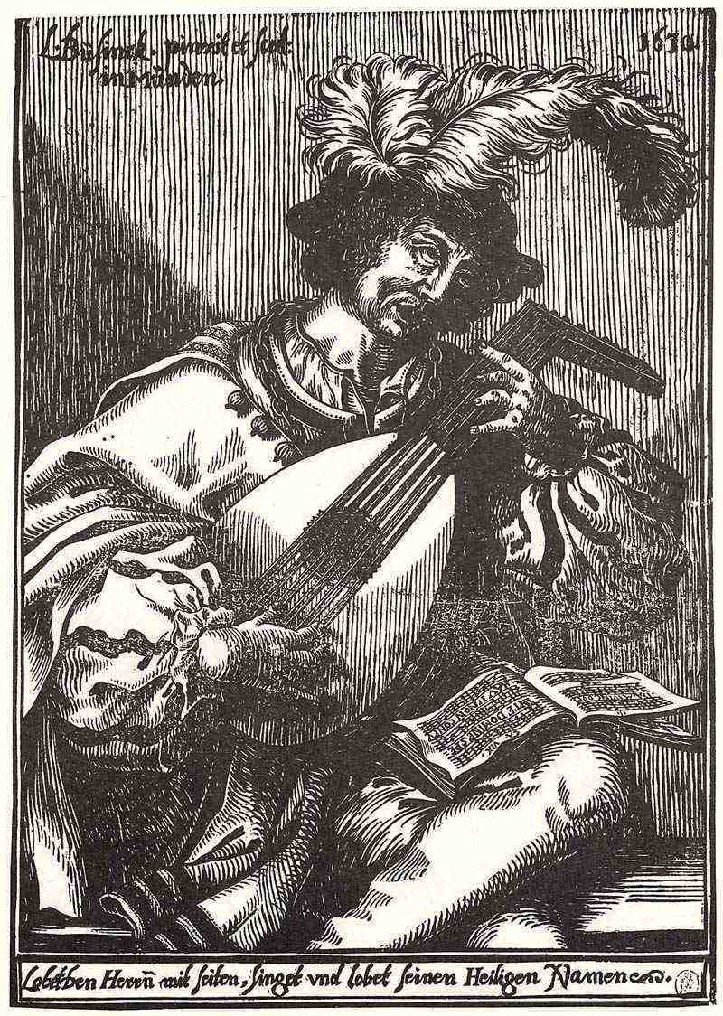 The lute player. Ludolph Büsinck