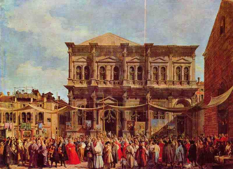 La Festa di San Rocco, Canaletto (II), Giovanni Antonio Canal