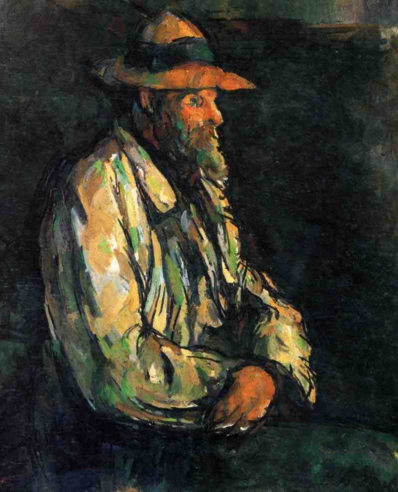 Portrait of Vallier, Paul Cezanne