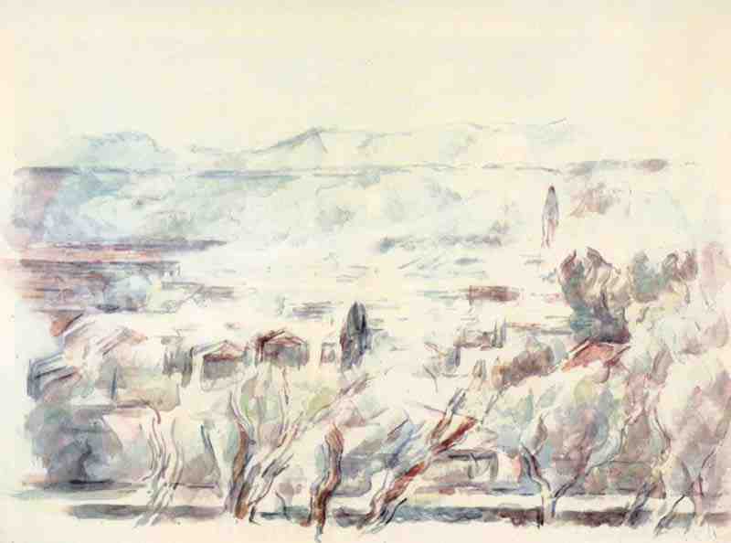 Provencal landscape, Paul Cezanne