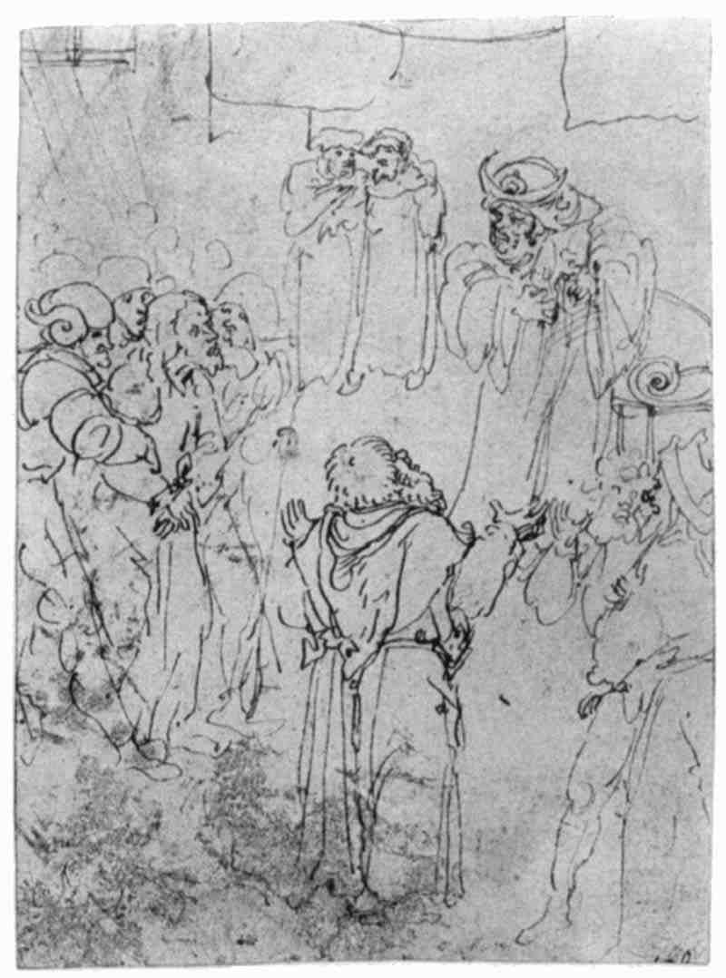 Christ before Caiaphas, fragment, Lucas Cranach the Elder