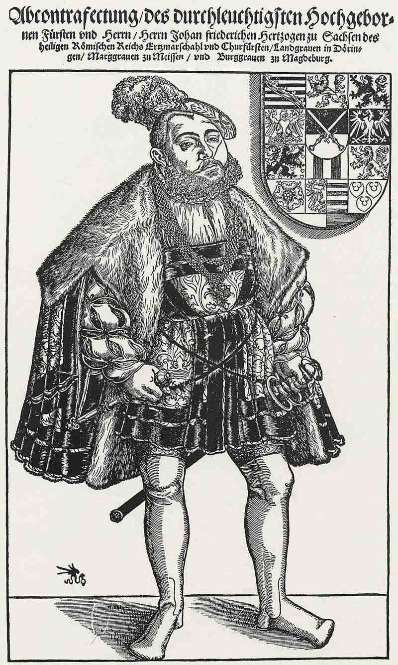Portrait of Duke Johann Friedrich of Saxony, Lucas Cranach the Younger