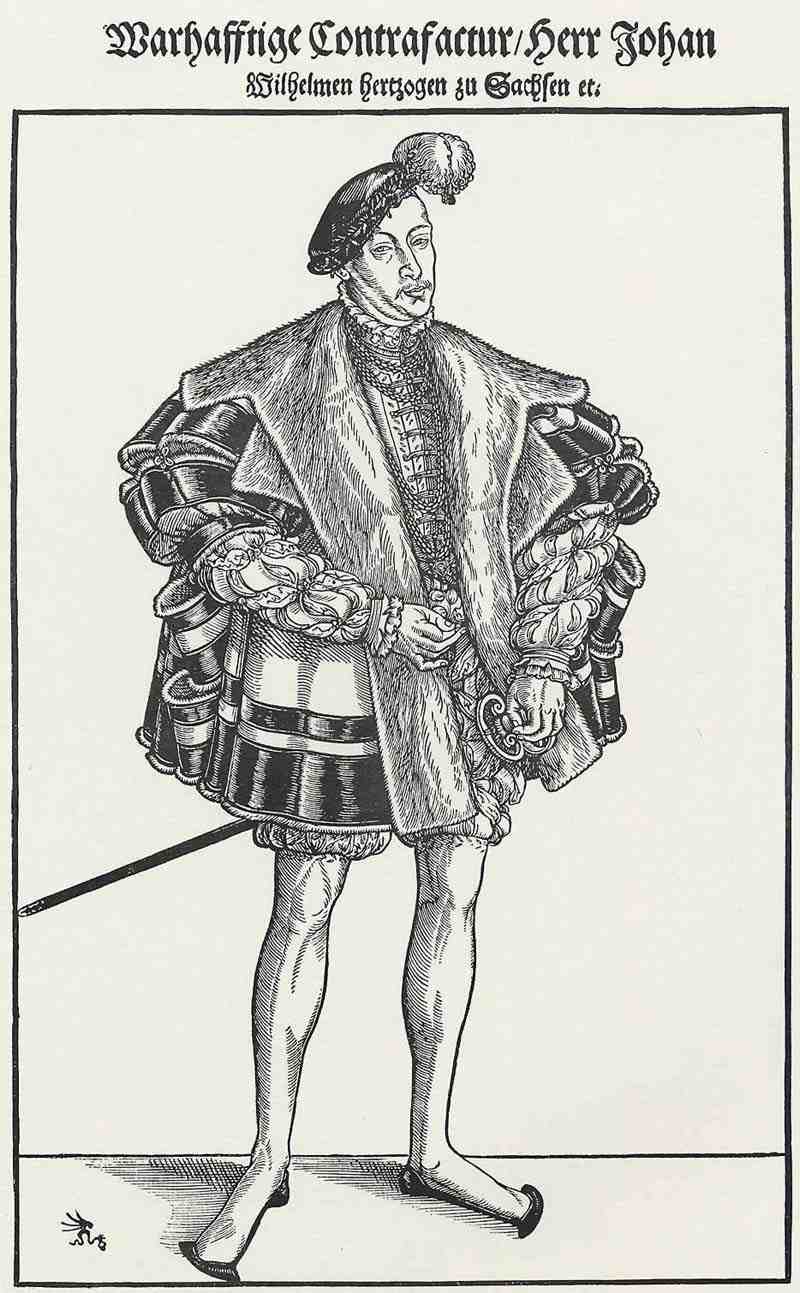 Portrait of Duke Johann Wilhelm of Saxony, Lucas Cranach the Younger