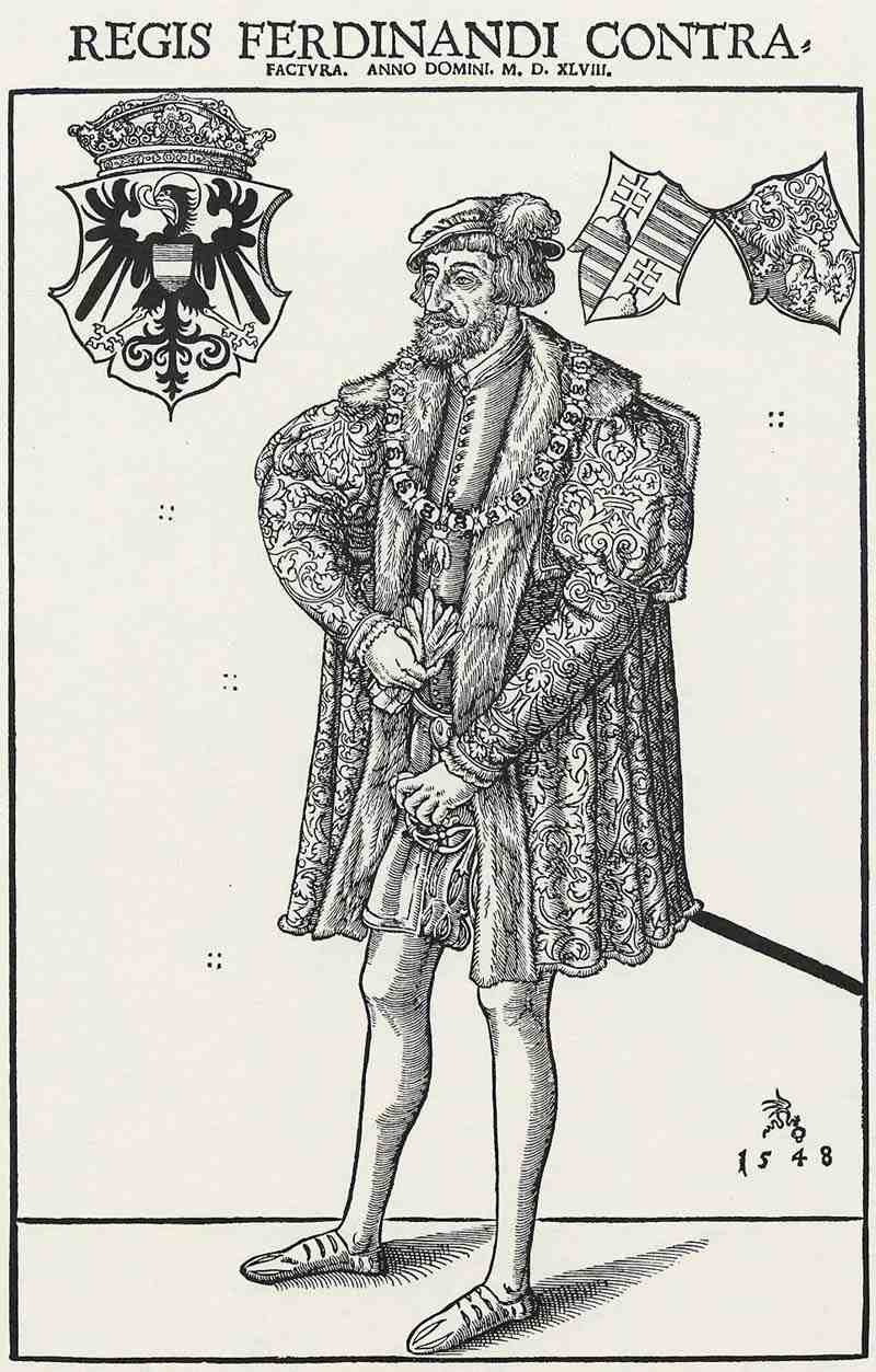 Portrait of King Ferdinand, Lucas Cranach the Younger