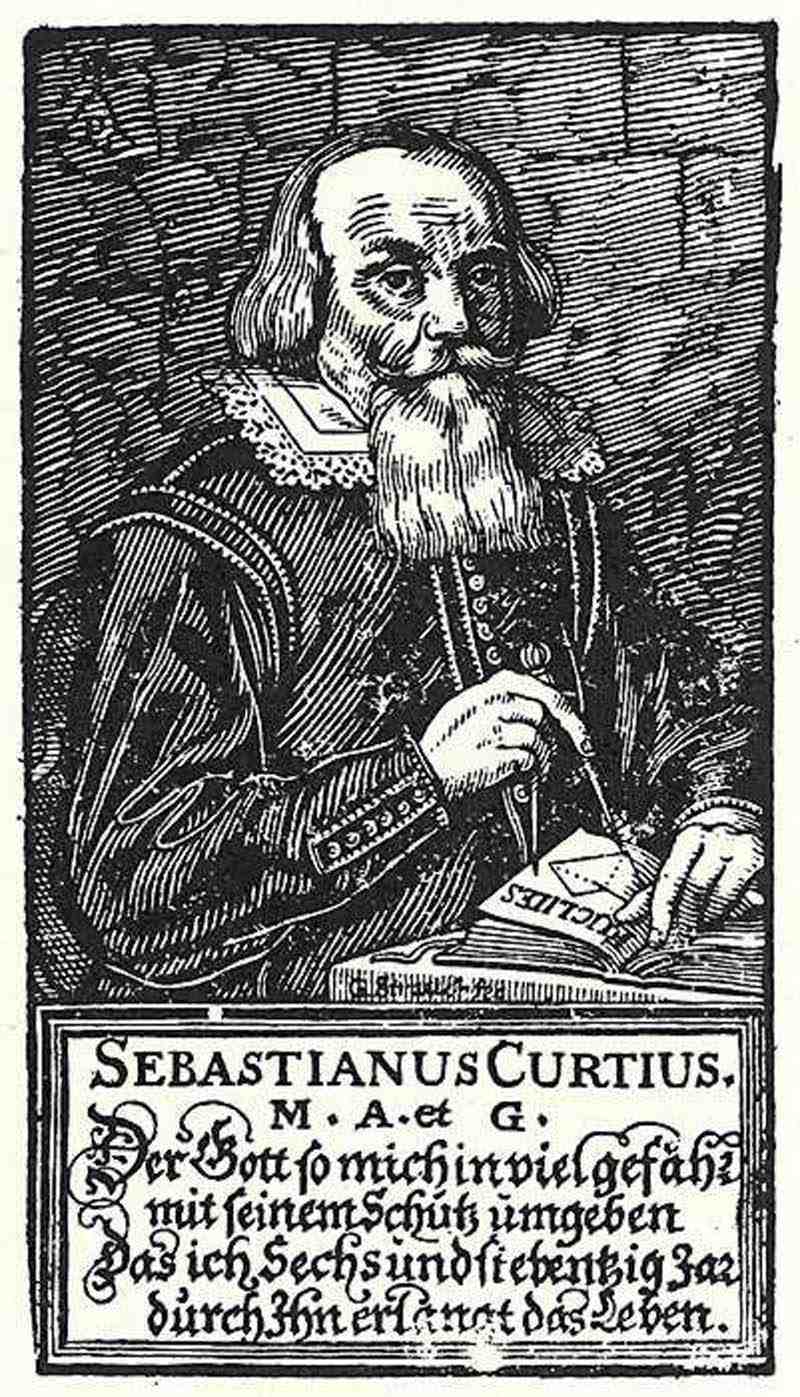 Portrait of the Mathematician Sebastian Curtius of Nuremberg. Paul Creutzberger