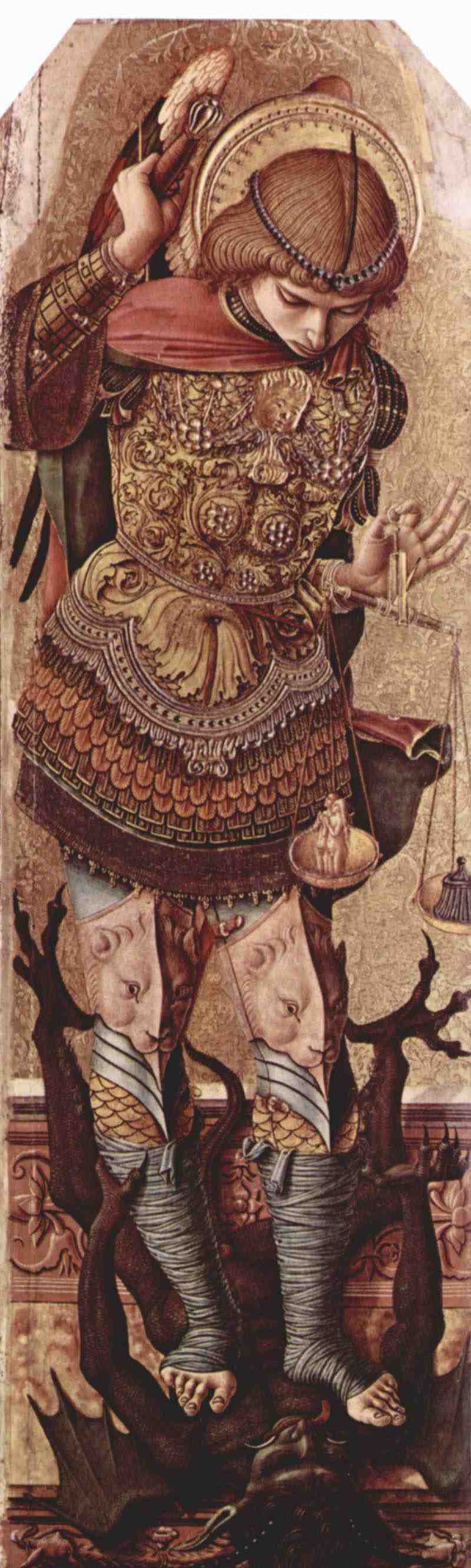 Saint Michael. Carlo Crivelli