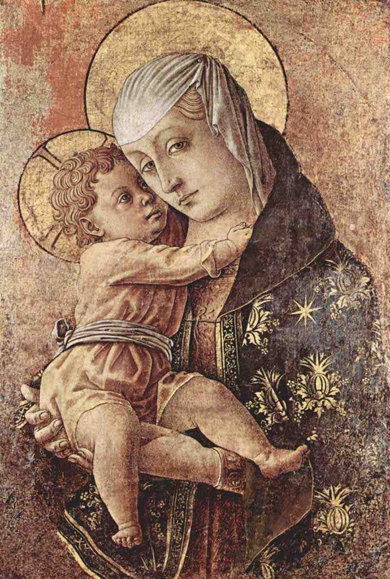 Madonna, fragment of an altarpiece from the Chiesa degli Osservanti in Macerata, Carlo Crivelli