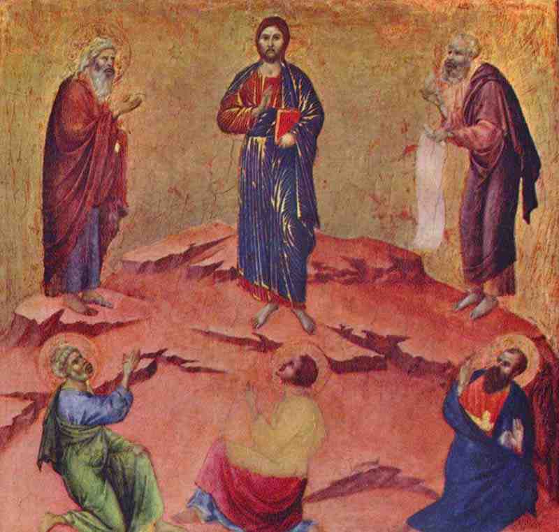 Transfiguration. Duccio di Buoninsegna