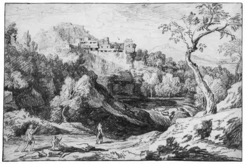 Classical landscape. Gaspard Dughet