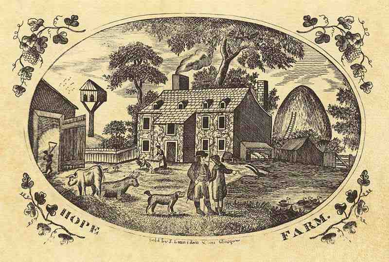 The Hope Farm. English wood cutter around 1780 from Glasgow