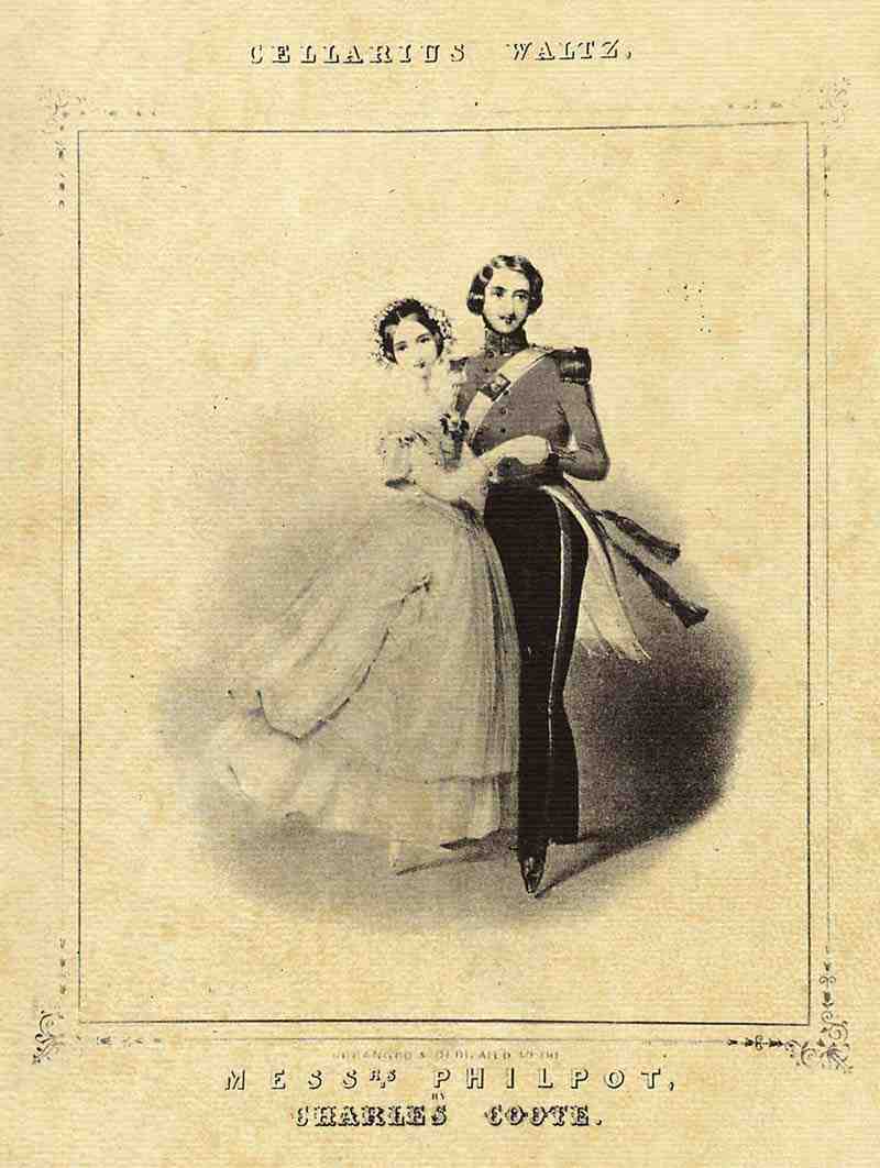 ellarius waltz. English Lithographer around 1860