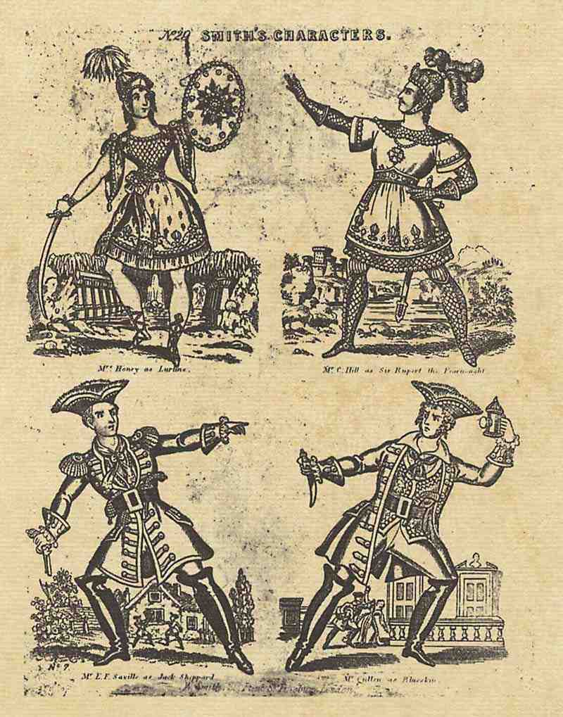 Smith's theater series. English etcher around 1841