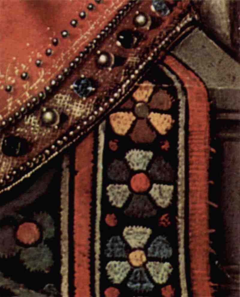 Madonna of Canon Georg van der Paele, with St. Domitian to St. George and the founder Paele, Detail Jan van Eyck