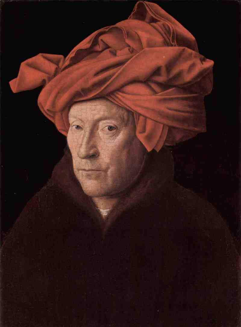 Portrait of the man in the turban, Jan van Eyck