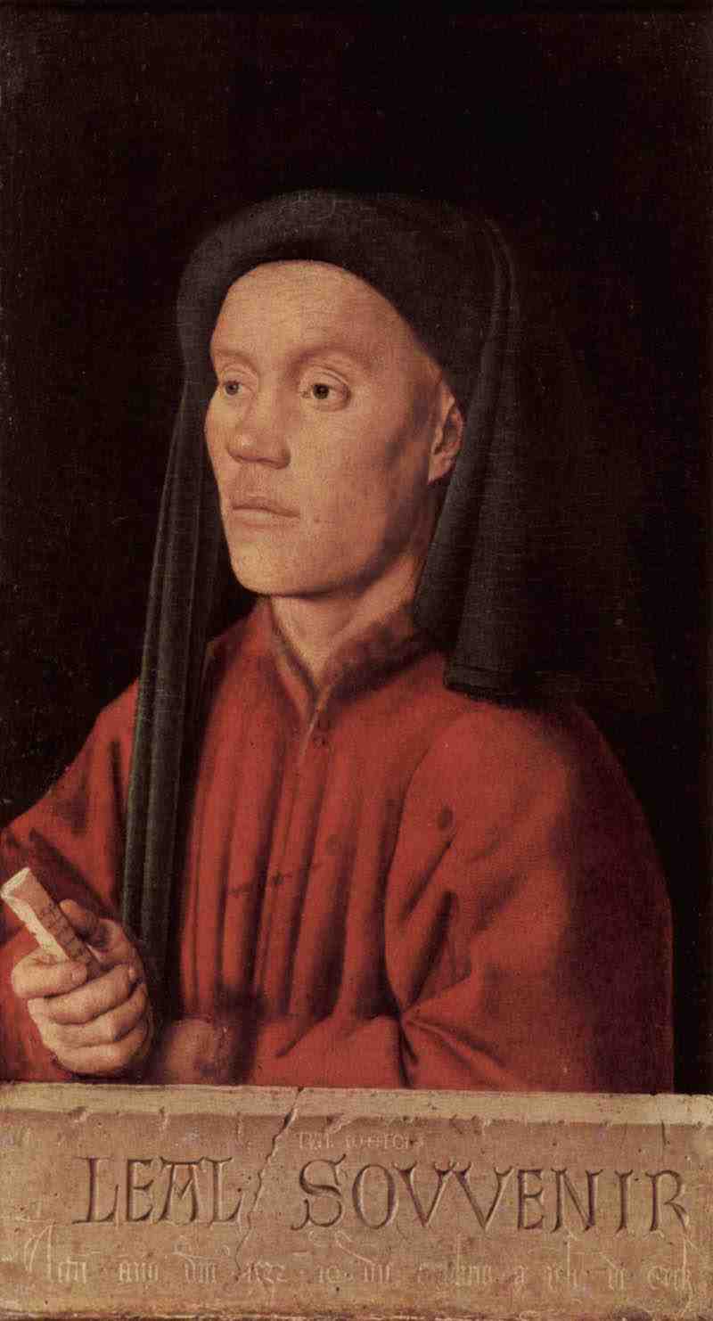 Portrait of a Man (Timoteos), Jan van Eyck