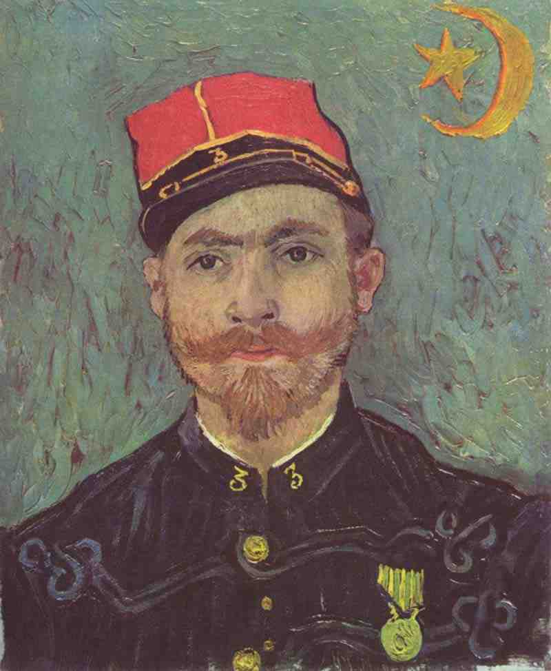 Portrait of Paul-Eugène Milliet, Vincent van Gogh