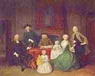 Porträt des Pastor Jan Brak und seiner Familie